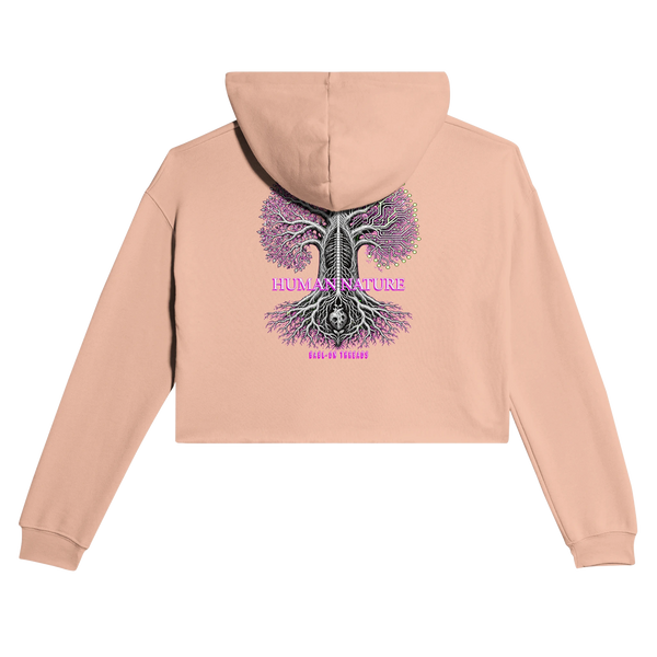 "Human Nature" Women's Cropped Hoodie | The Weaver's Threshold