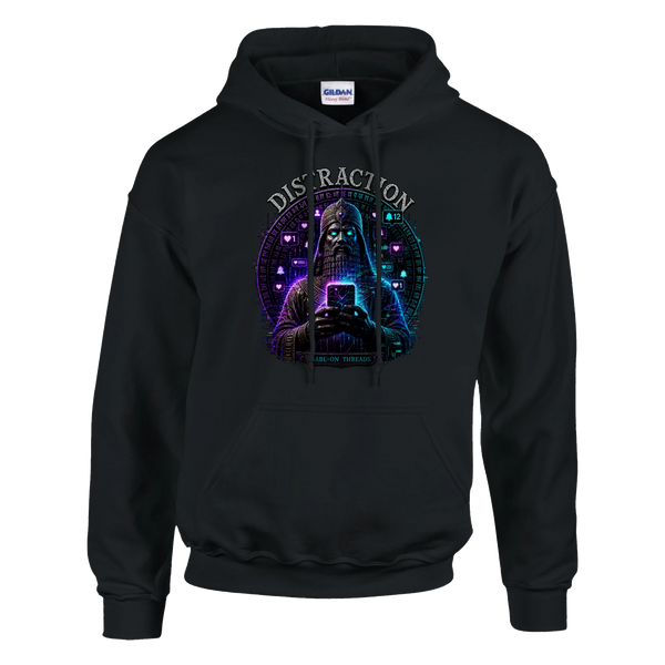 "Distraction" Pullover Hoodie | The Weaver's Threshold