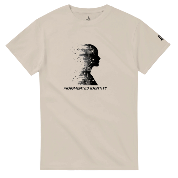 "Fragmented Identity" Heavyweight Crewneck T-shirt | The Weaver's Threshold